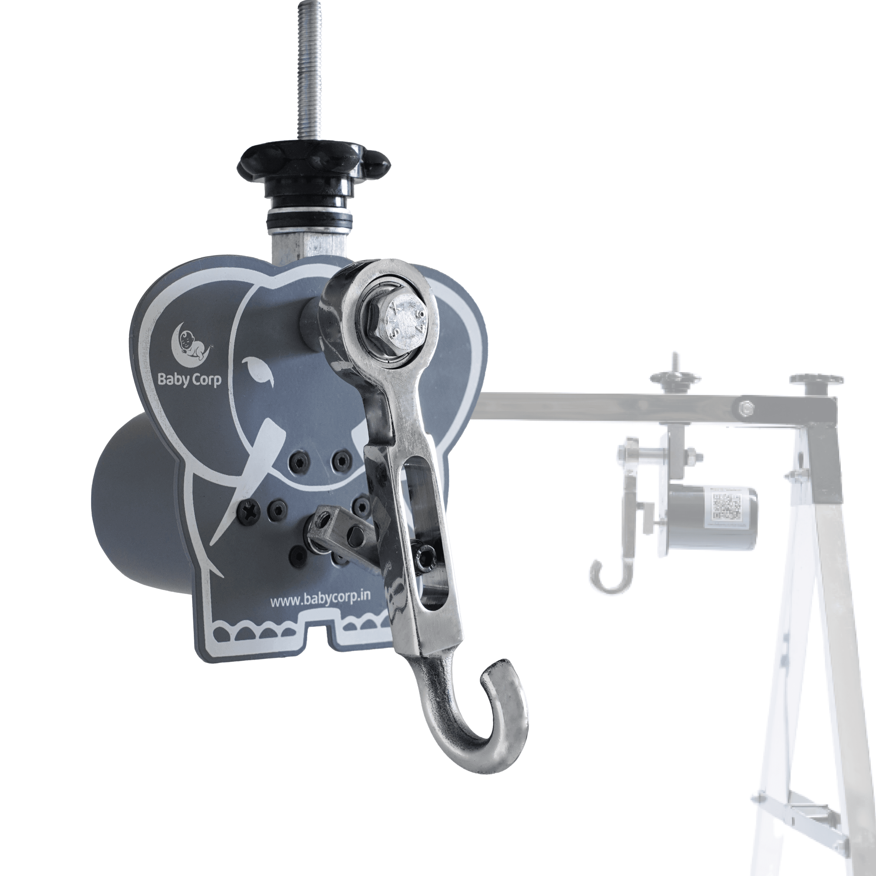 Baby Corp Automatic Cradle Kit with Premium Hammock (Cradle Not Included) - Appu